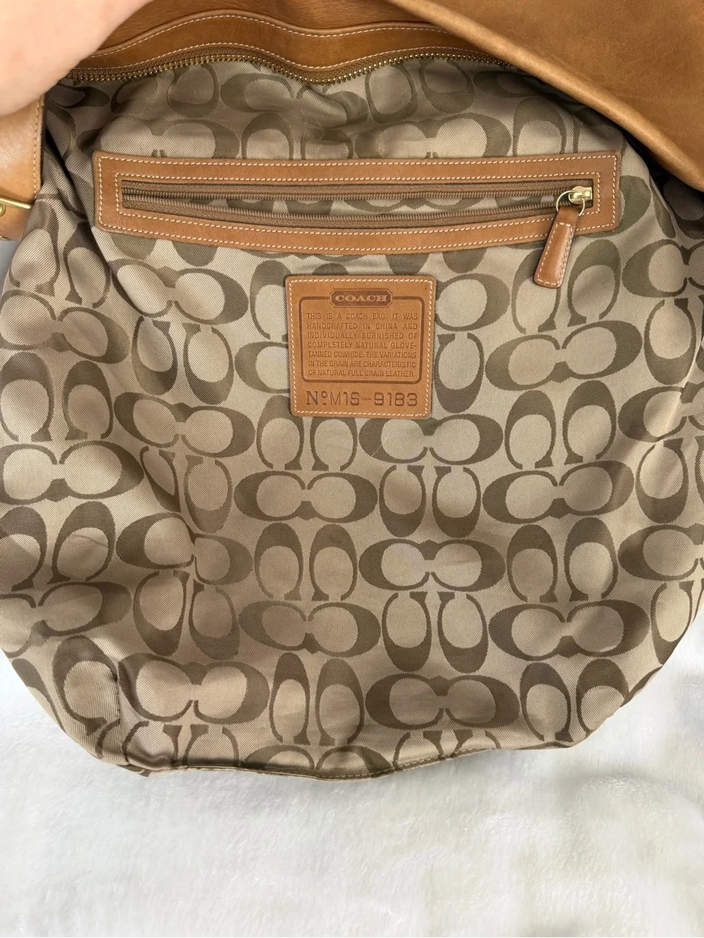 Coach 2001 duffel